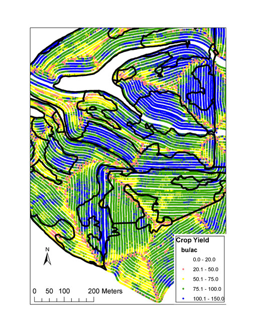 Crop yield and variable rate Nitrogen