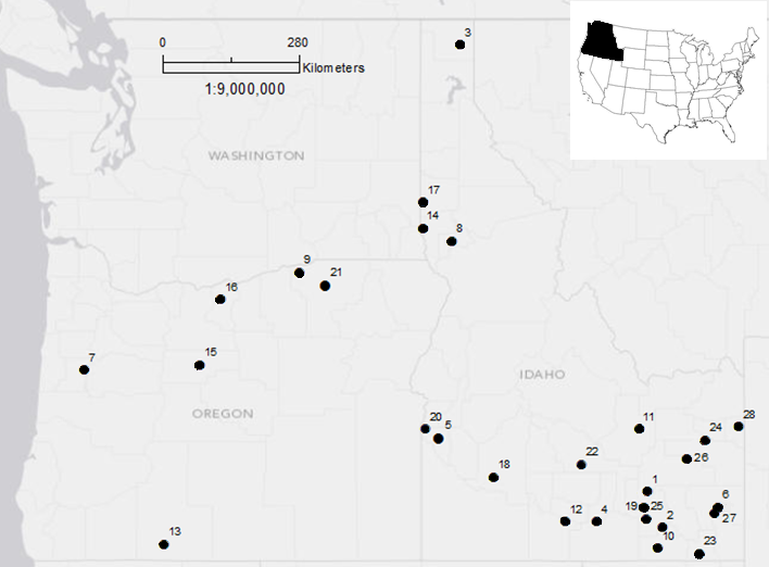 Map of collection