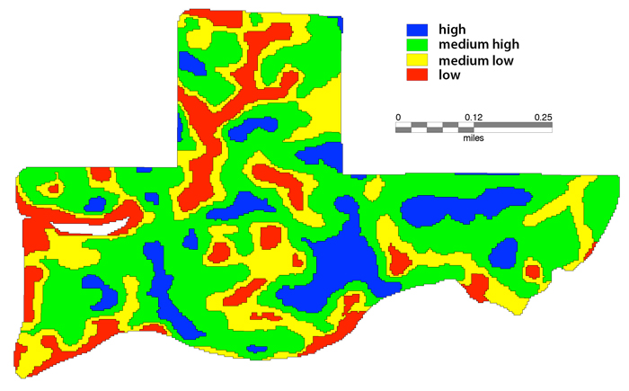 Odberg fertilizer map